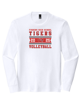 Fishers HS Boys Volleyball Stamp 25 - Tri-Blend Long Sleeve