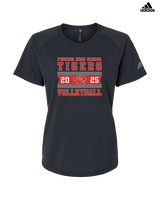 Fishers HS Boys Volleyball Stamp 25 - Womens Adidas Performance Shirt