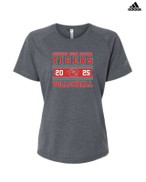 Fishers HS Boys Volleyball Stamp 25 - Womens Adidas Performance Shirt