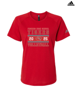 Fishers HS Boys Volleyball Stamp 25 - Womens Adidas Performance Shirt