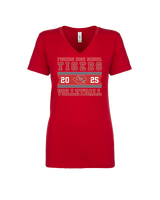 Fishers HS Boys Volleyball Stamp 25 - Womens Vneck