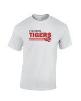 Fishers HS Boys Volleyball Stripes - Cotton T-Shirt