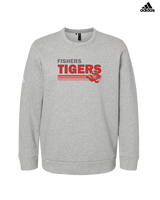 Fishers HS Boys Volleyball Stripes - Mens Adidas Crewneck
