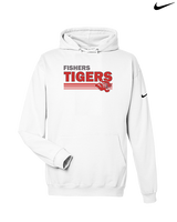 Fishers HS Boys Volleyball Stripes - Nike Club Fleece Hoodie