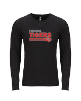Fishers HS Boys Volleyball Stripes - Tri-Blend Long Sleeve