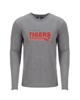 Fishers HS Boys Volleyball Stripes - Tri-Blend Long Sleeve