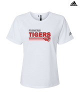 Fishers HS Boys Volleyball Stripes - Womens Adidas Performance Shirt
