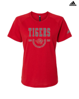 Fishers HS Boys Volleyball Swoop 25 - Womens Adidas Performance Shirt