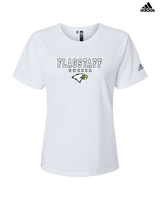 Flagstaff HS Boys Soccer Block - Womens Adidas Performance Shirt