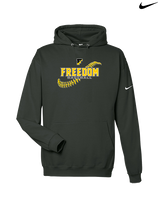 Freedom HS Baseball Seams - Nike Club Fleece Hoodie