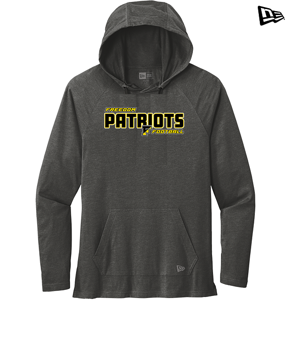 Freedom HS Football Bold - New Era Tri-Blend Hoodie
