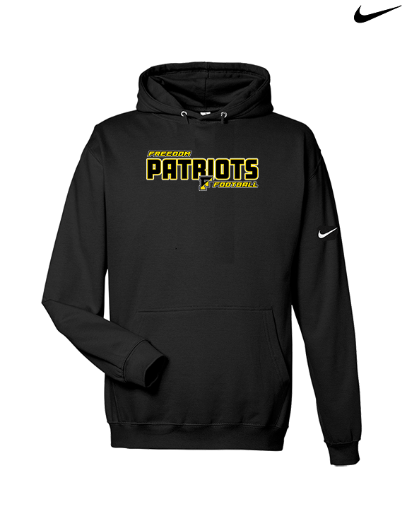 Freedom HS Football Bold - Nike Club Fleece Hoodie