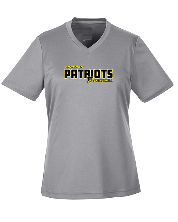Freedom HS Football Bold - Womens Performance Shirt
