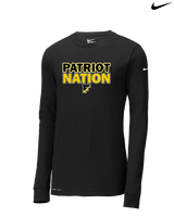 Freedom HS Football Nation - Mens Nike Longsleeve