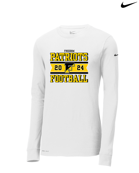 Freedom HS Football Stamp - Mens Nike Longsleeve