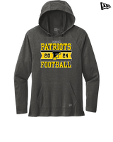 Freedom HS Football Stamp - New Era Tri-Blend Hoodie