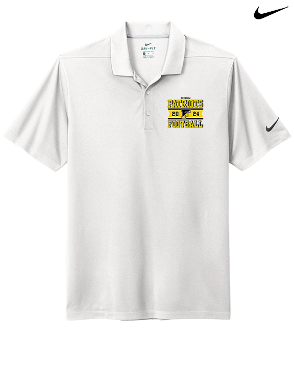 Freedom HS Football Stamp - Nike Polo