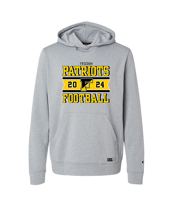 Freedom HS Football Stamp - Oakley Performance Hoodie