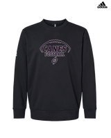Gainesville HS Football Canes Purple Logo - Mens Adidas Crewneck