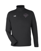 Gainesville HS Football Canes Purple Logo - Under Armour Mens Tech Quarter Zip