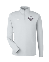 Gainesville HS Football Canes Purple Logo - Under Armour Mens Tech Quarter Zip