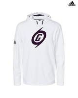 Gainesville HS Football G Purple Logo - Mens Adidas Hoodie