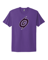 Gainesville HS Football G Purple Logo - Mens Select Cotton T-Shirt