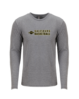 Galesburg HS Boys Basketball Basic - Tri-Blend Long Sleeve