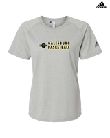 Galesburg HS Boys Basketball Basic - Womens Adidas Performance Shirt