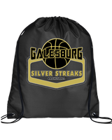 Galesburg HS Boys Basketball Board - Drawstring Bag
