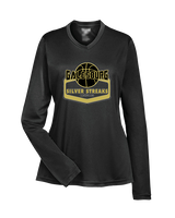 Galesburg HS Boys Basketball Board - Womens Performance Longsleeve
