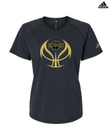 Galesburg HS Boys Basketball Full Ball - Womens Adidas Performance Shirt