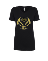 Galesburg HS Boys Basketball Full Ball - Womens Vneck