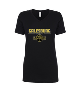 Galesburg HS Boys Basketball Keen - Womens Vneck