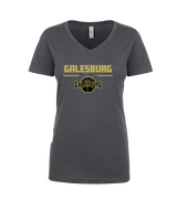 Galesburg HS Boys Basketball Keen - Womens Vneck