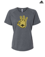 Galesburg HS Boys Basketball Shooter - Womens Adidas Performance Shirt