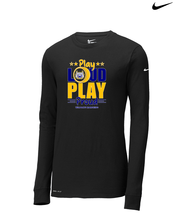 Gallego Intermediate MS Band Play Loud - Mens Nike Longsleeve
