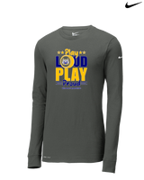 Gallego Intermediate MS Band Play Loud - Mens Nike Longsleeve