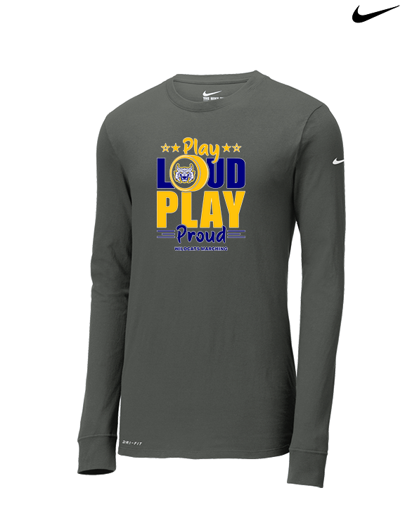 Gallego Intermediate MS Band Play Loud - Mens Nike Longsleeve