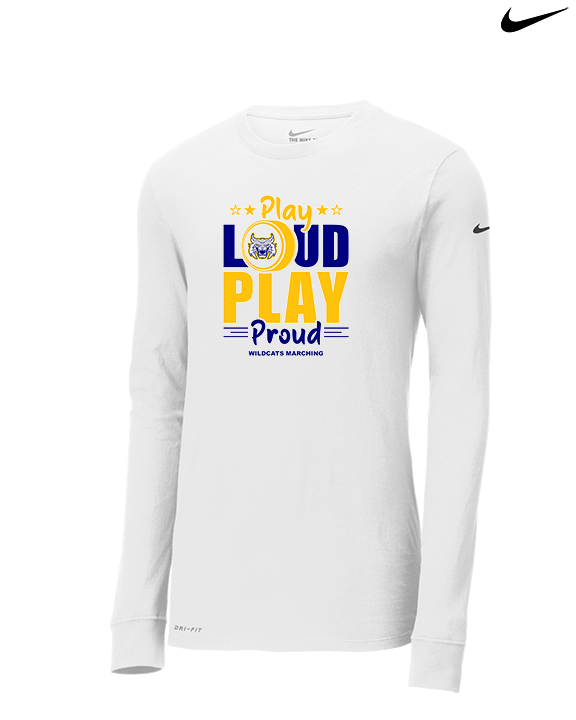 Gallego Intermediate MS Band Play Loud - Mens Nike Longsleeve