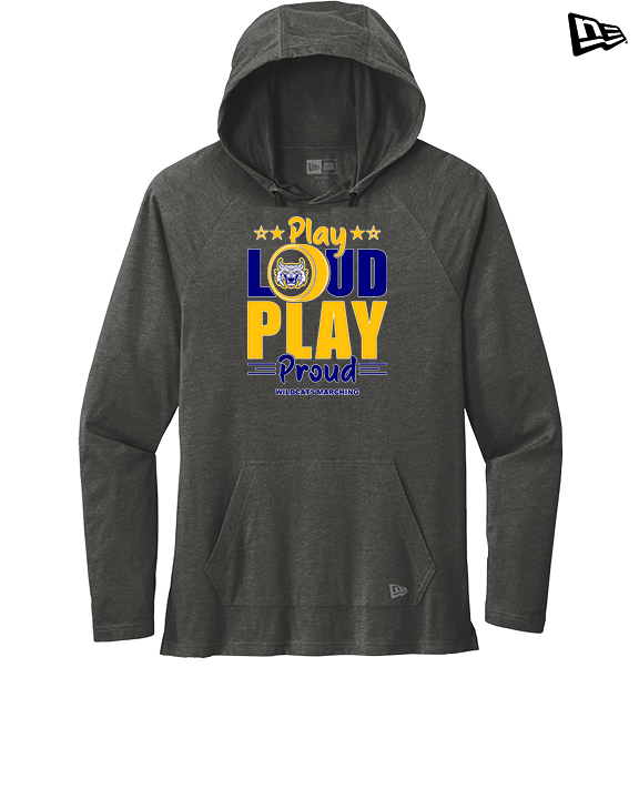 Gallego Intermediate MS Band Play Loud - New Era Tri-Blend Hoodie