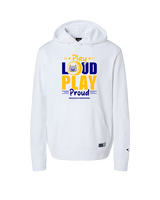 Gallego Intermediate MS Band Play Loud - Oakley Performance Hoodie