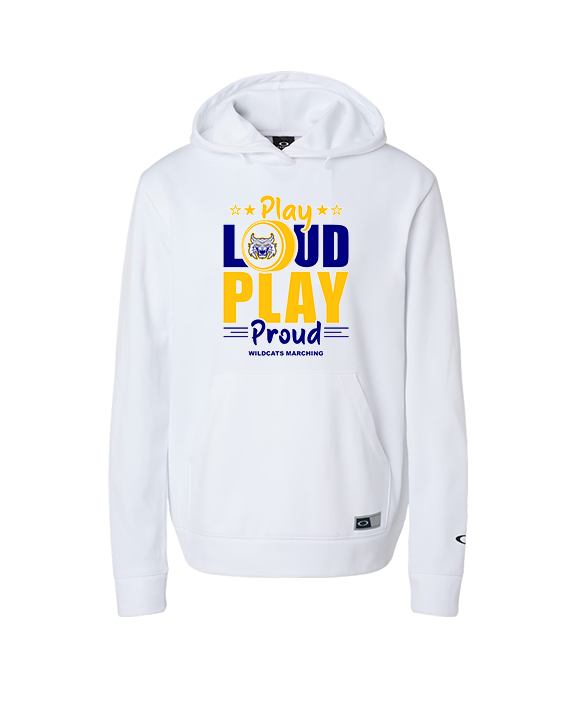 Gallego Intermediate MS Band Play Loud - Oakley Performance Hoodie