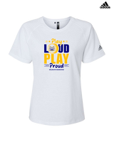 Gallego Intermediate MS Band Play Loud - Womens Adidas Performance Shirt