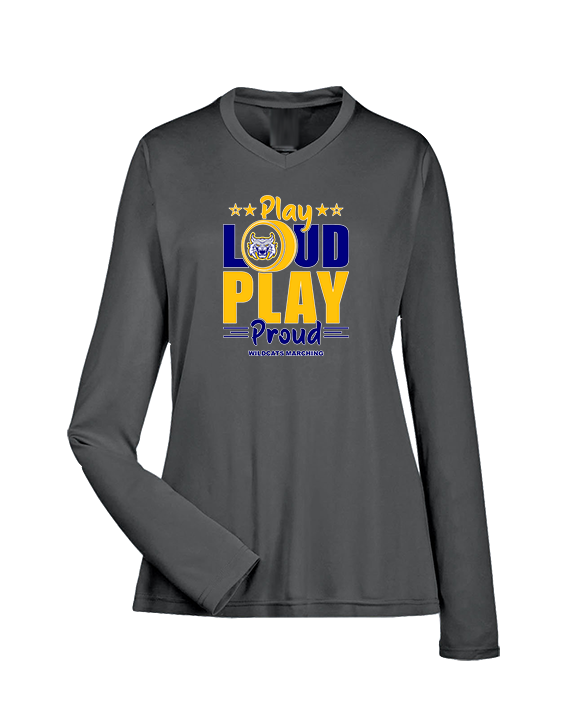 Gallego Intermediate MS Band Play Loud - Womens Performance Longsleeve