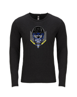 Glendale HS Football Skull Crusher - Tri-Blend Long Sleeve