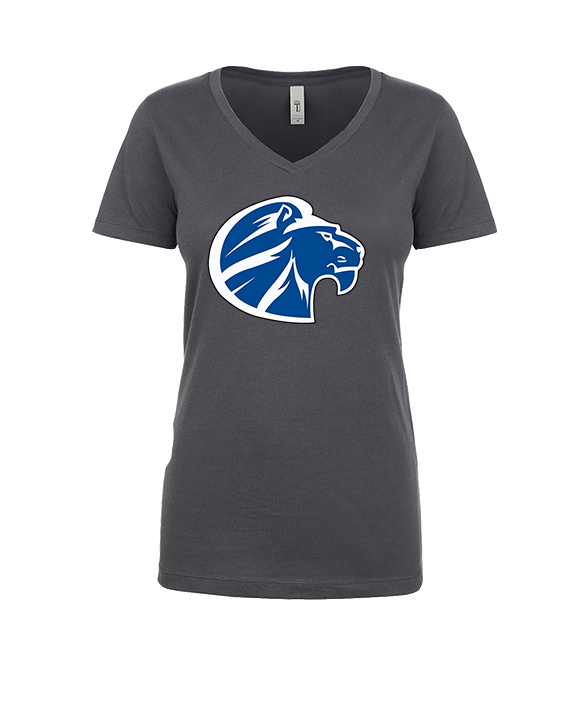 Goddard HS Football Logo Lion Head - Womens Vneck
