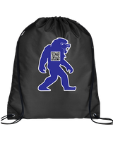 Goddard HS Powerlifting Silhouette Logo - Drawstring Bag