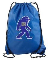 Goddard HS Powerlifting Silhouette Logo - Drawstring Bag