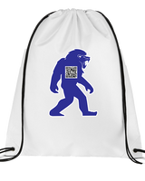 Goddard HS Powerlifting Silhouette Logo - Drawstring Bag